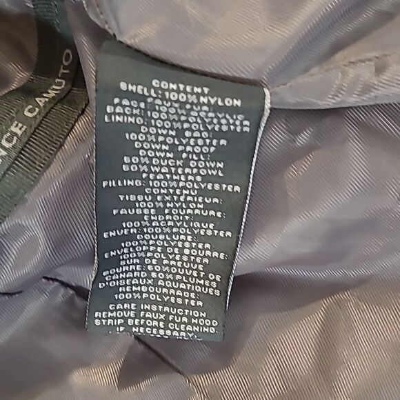 Vince camuto down grey jacket women size M - Picture 7 of 8